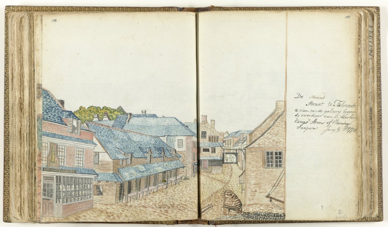 Strand Street w Falmouth autorstwa Jan Brandes