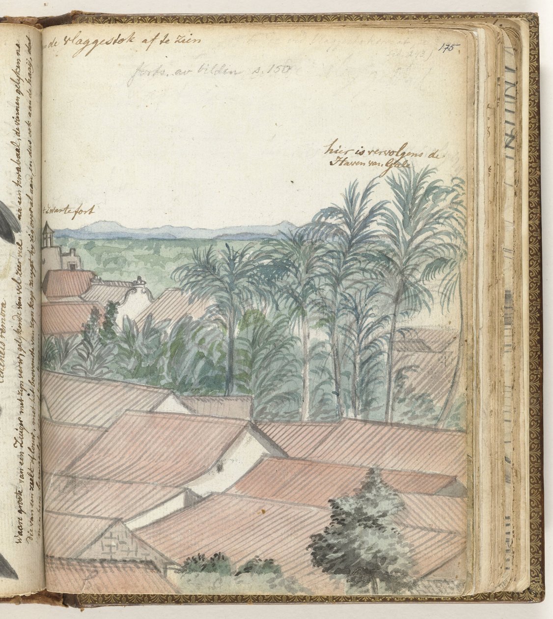 Widok na Galle autorstwa Jan Brandes