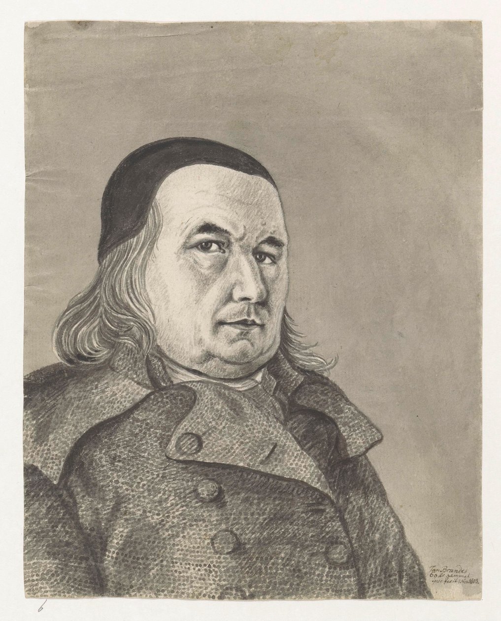 Autoportret Jana Brandesa 1803 autorstwa Jan Brandes