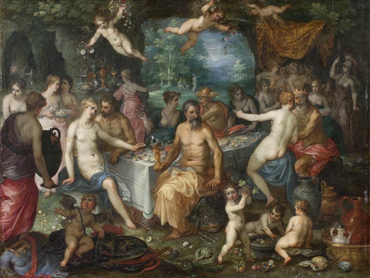 Święto Bogów. Ślub Peleusa i Tetydy autorstwa Jan Brueghel d.Æ.