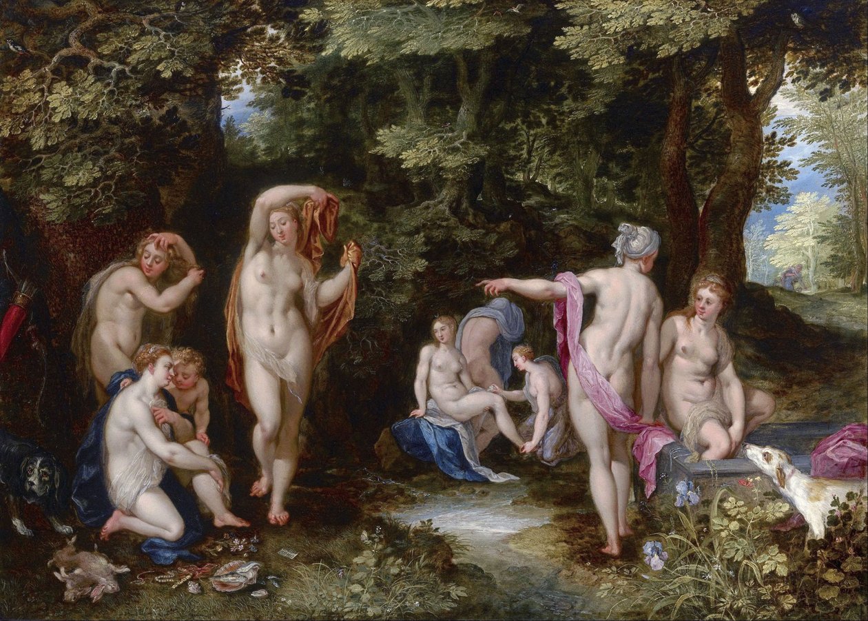 Diana i Actaeon autorstwa Jan Brueghel the Elder