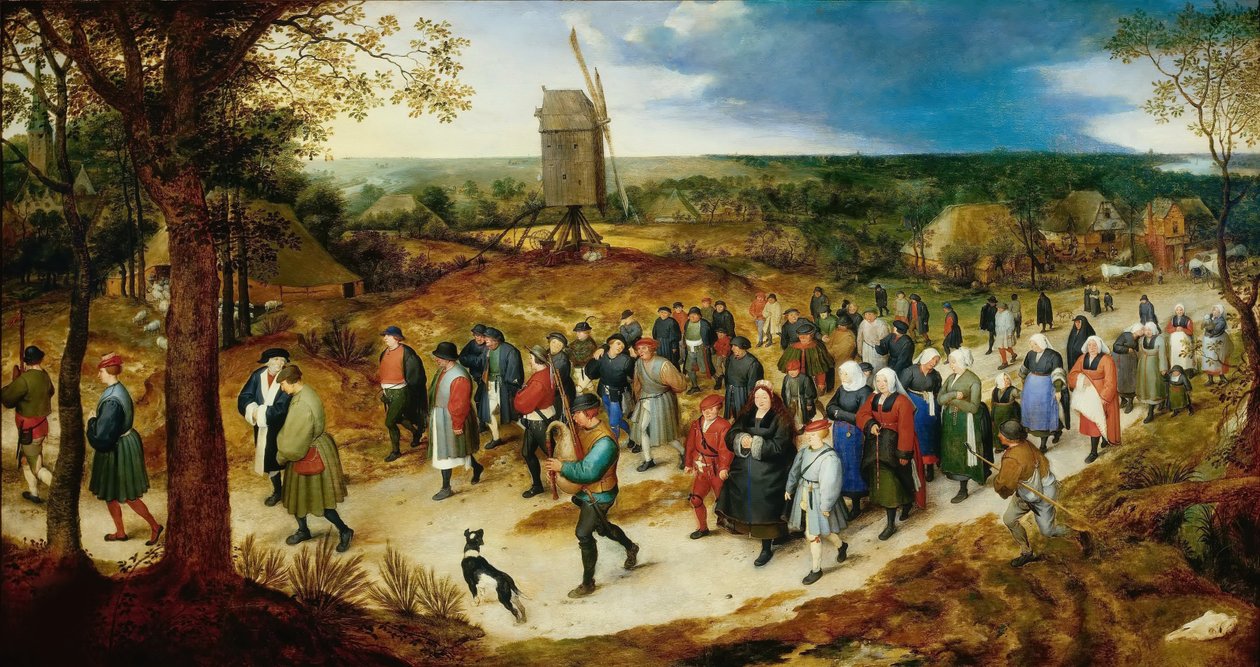 Procesja Ślubna Procesja Ślubna. autorstwa Jan Brueghel the Elder