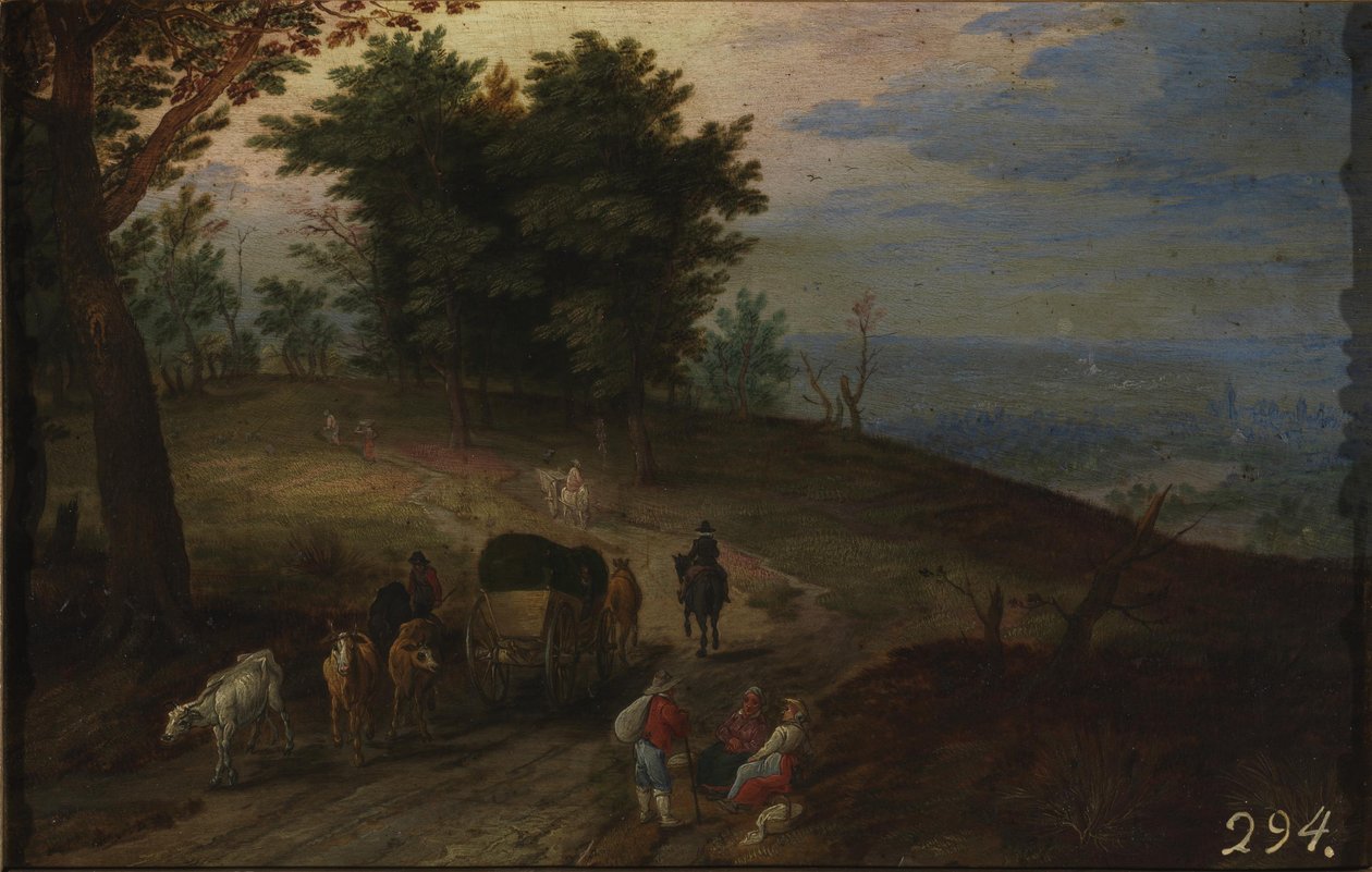 Górska droga autorstwa Jan Brueghel the Elder