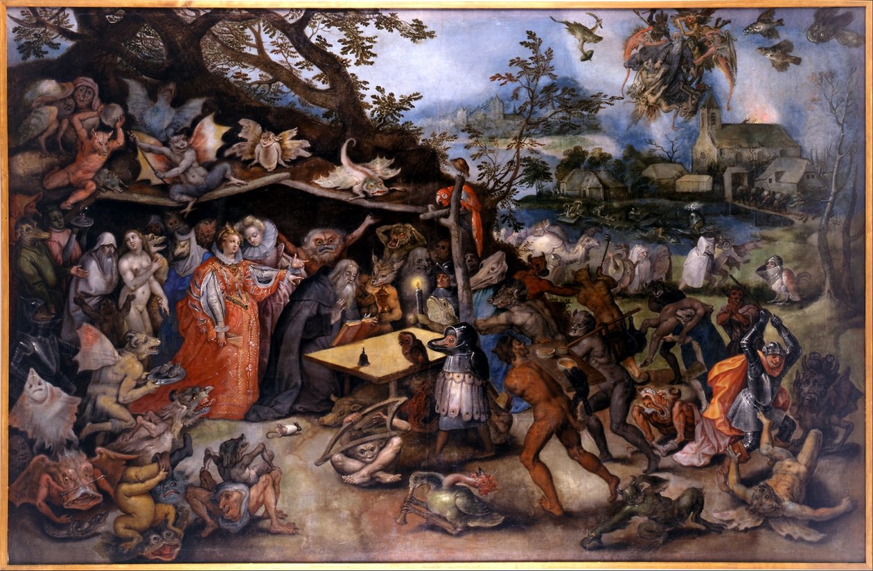 Kuszenie św. Antoniego Opata autorstwa Jan Brueghel the Elder