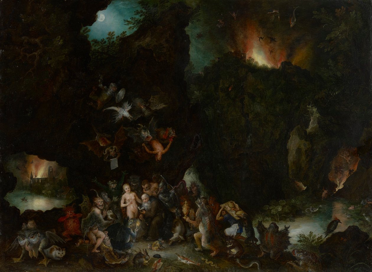 Kuszenie św. Antoniego autorstwa Jan Brueghel the Elder