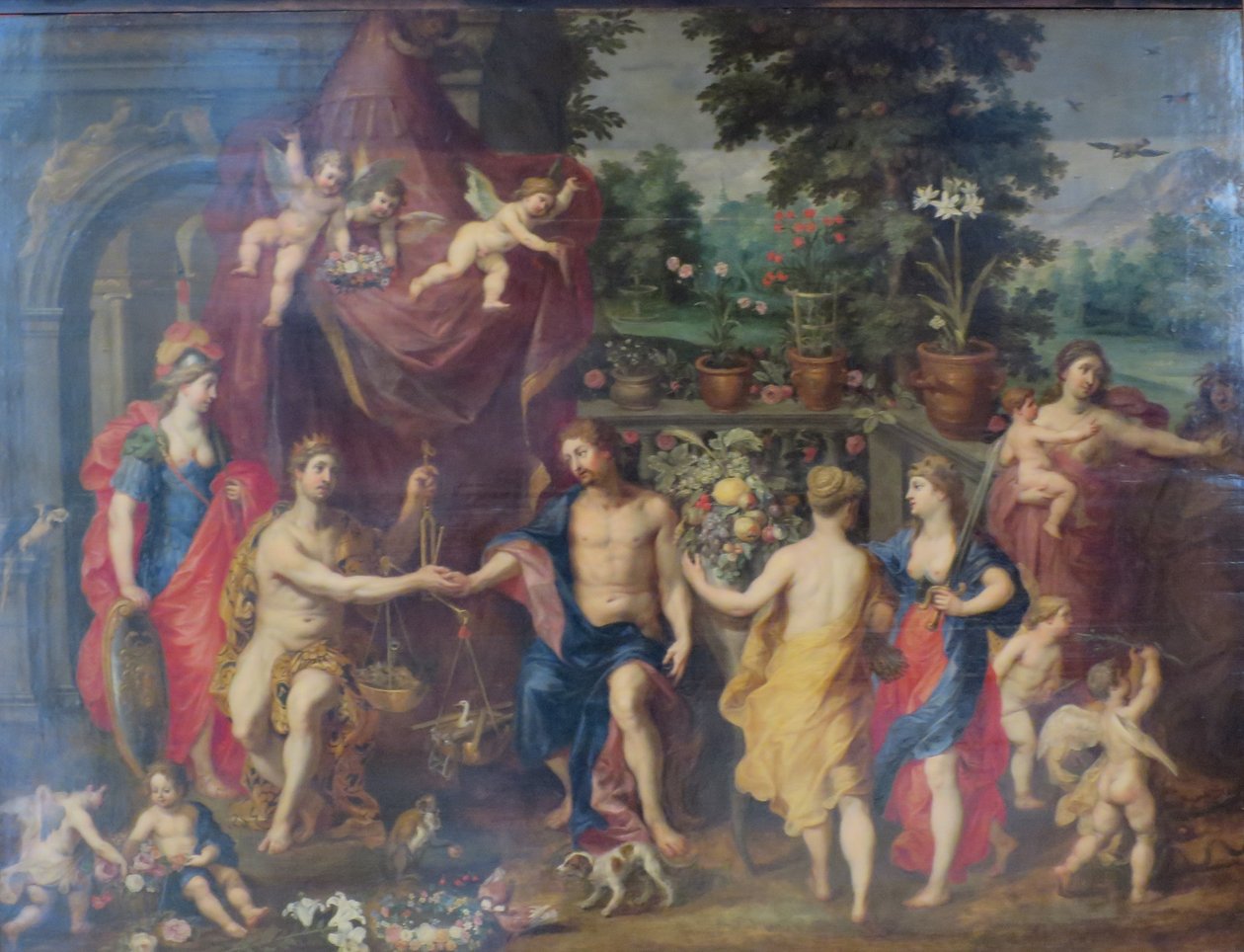 Alegoria cnotliwego życia autorstwa Jan Brueghel the Younger