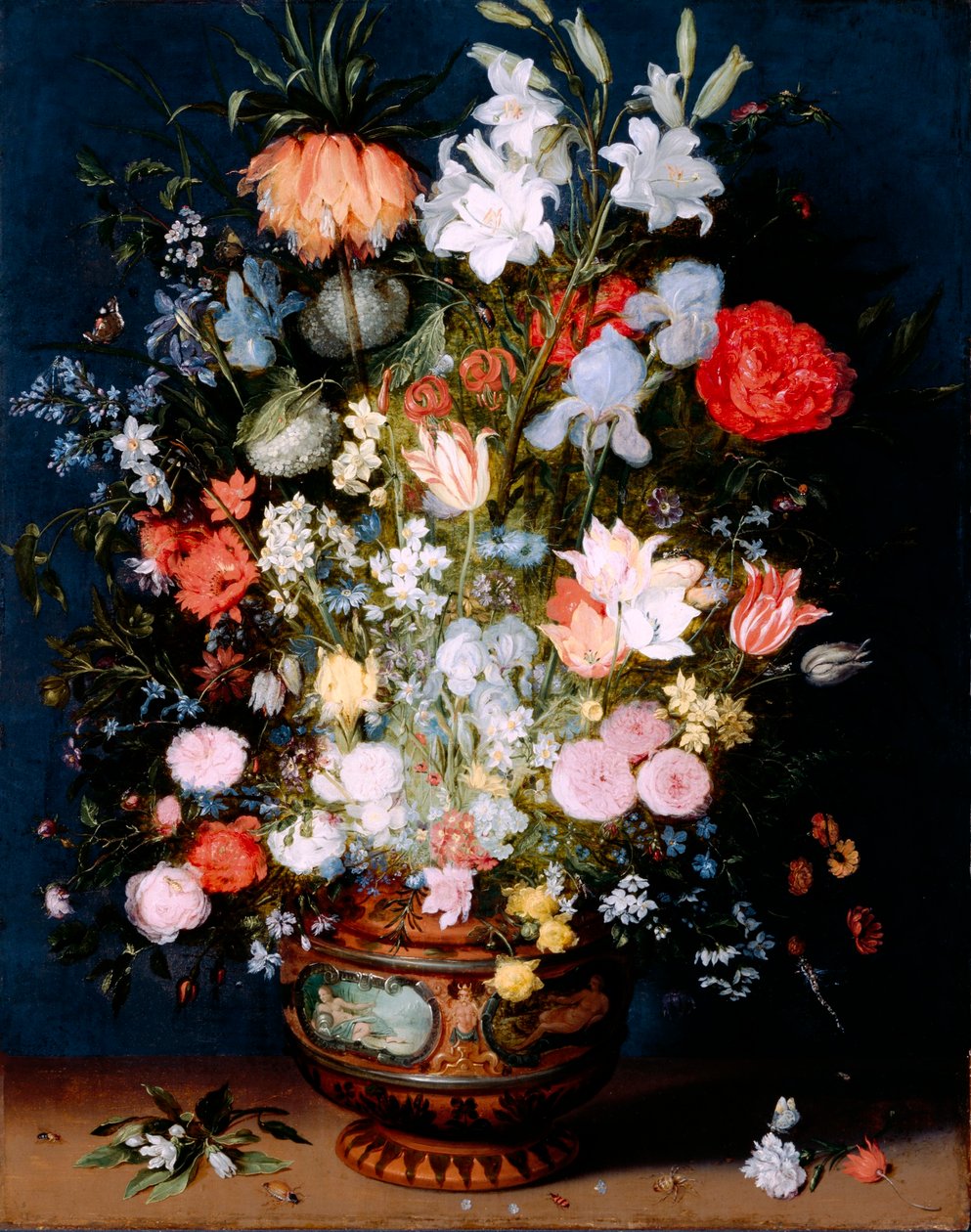 Bukiet kwiatów w ceramicznym wazonie autorstwa Jan Brueghel the Younger