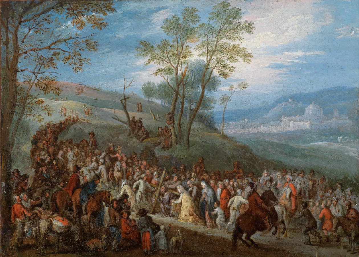 Niesienie krzyża autorstwa Jan Brueghel the Younger