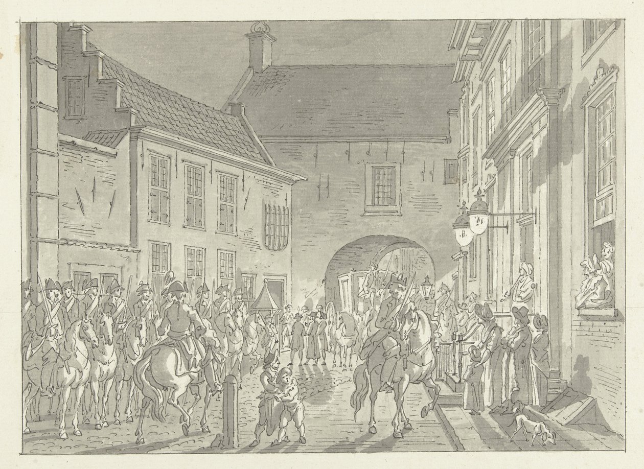 L.P. przeniesiony z Lustra do Bramy Więziennej, 1795 autorstwa Jan Bulthuis