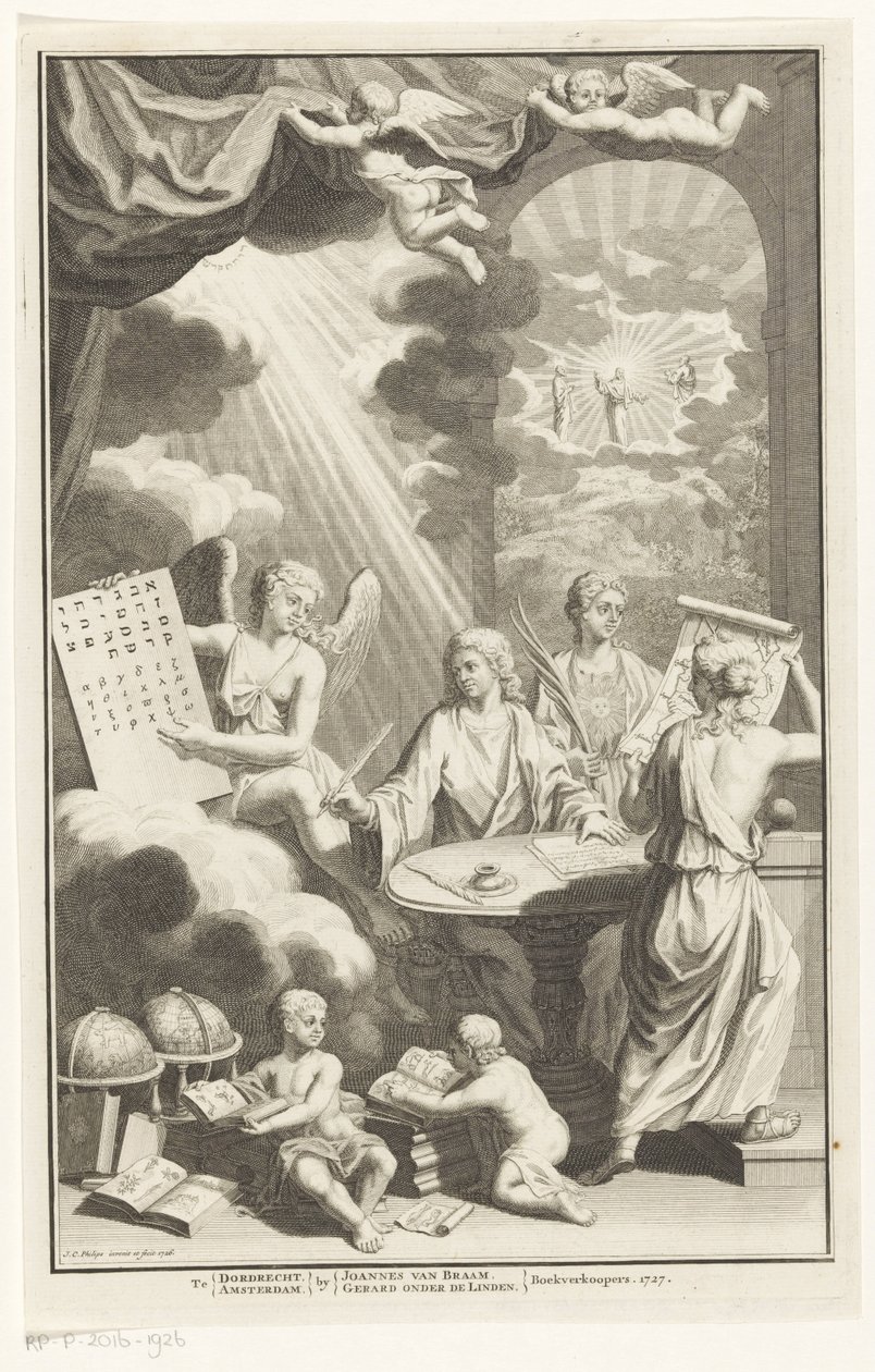 Pisarz studiuje historię Izraela autorstwa Jan Caspar Philips
