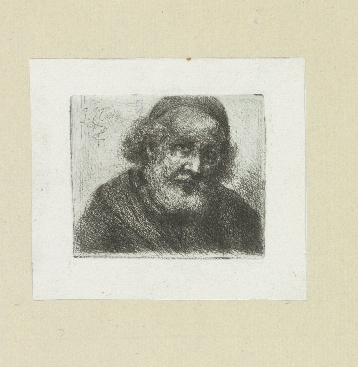 Oude człowiek stawia baard The Compleat Work of Akwaforty Johna Chalon / Oeuvre Complette des Eaux Fortes par Jean Chalon (tytuł serii) autorstwa Jan Chalon