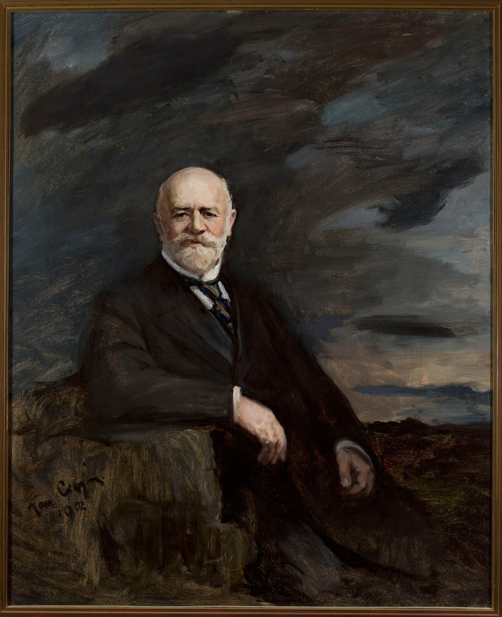 Portret Jana Blocha autorstwa Jan Ciągliński