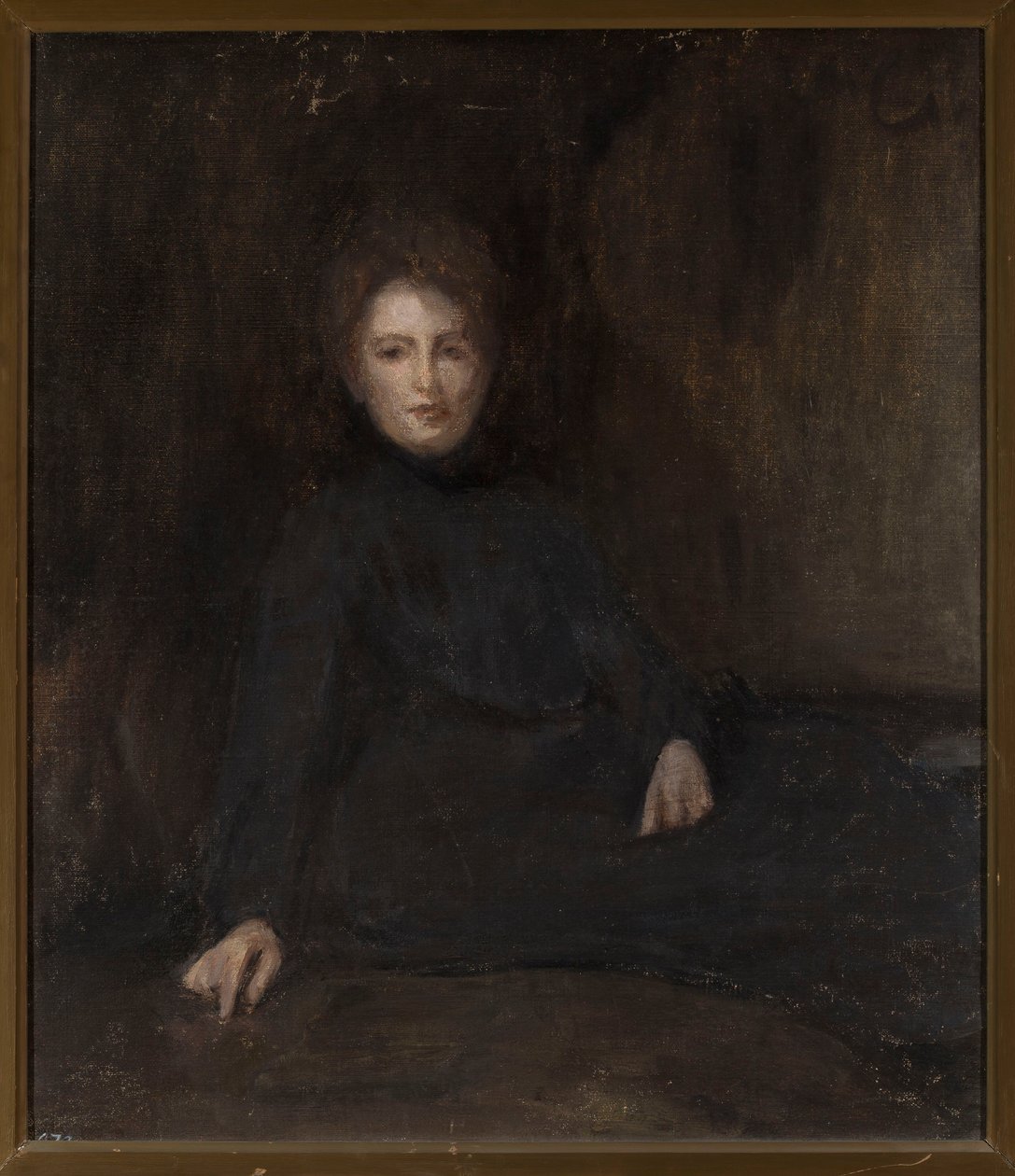 Portret Wandy Szwengrubenowej z Ciąglińskich, siostry artysty autorstwa Jan Ciągliński