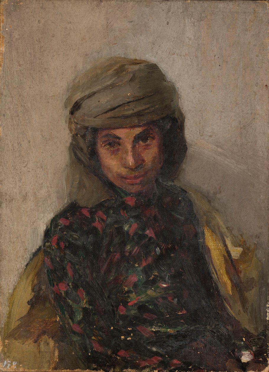 Portret Żydówki. Z podróży do Krymu autorstwa Jan Ciągliński