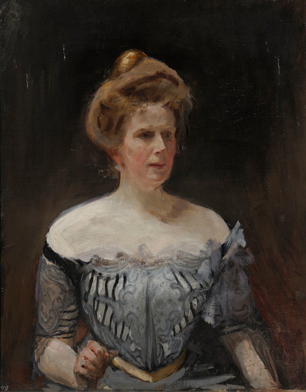 Portret baronowej Stackelberg autorstwa Jan Ciągliński