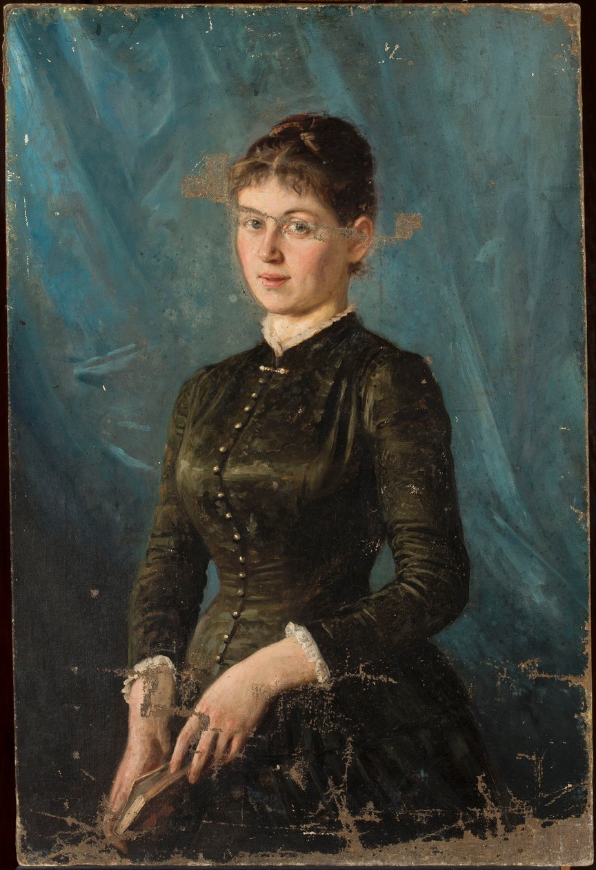 Portret młodej damy autorstwa Jan Ciągliński