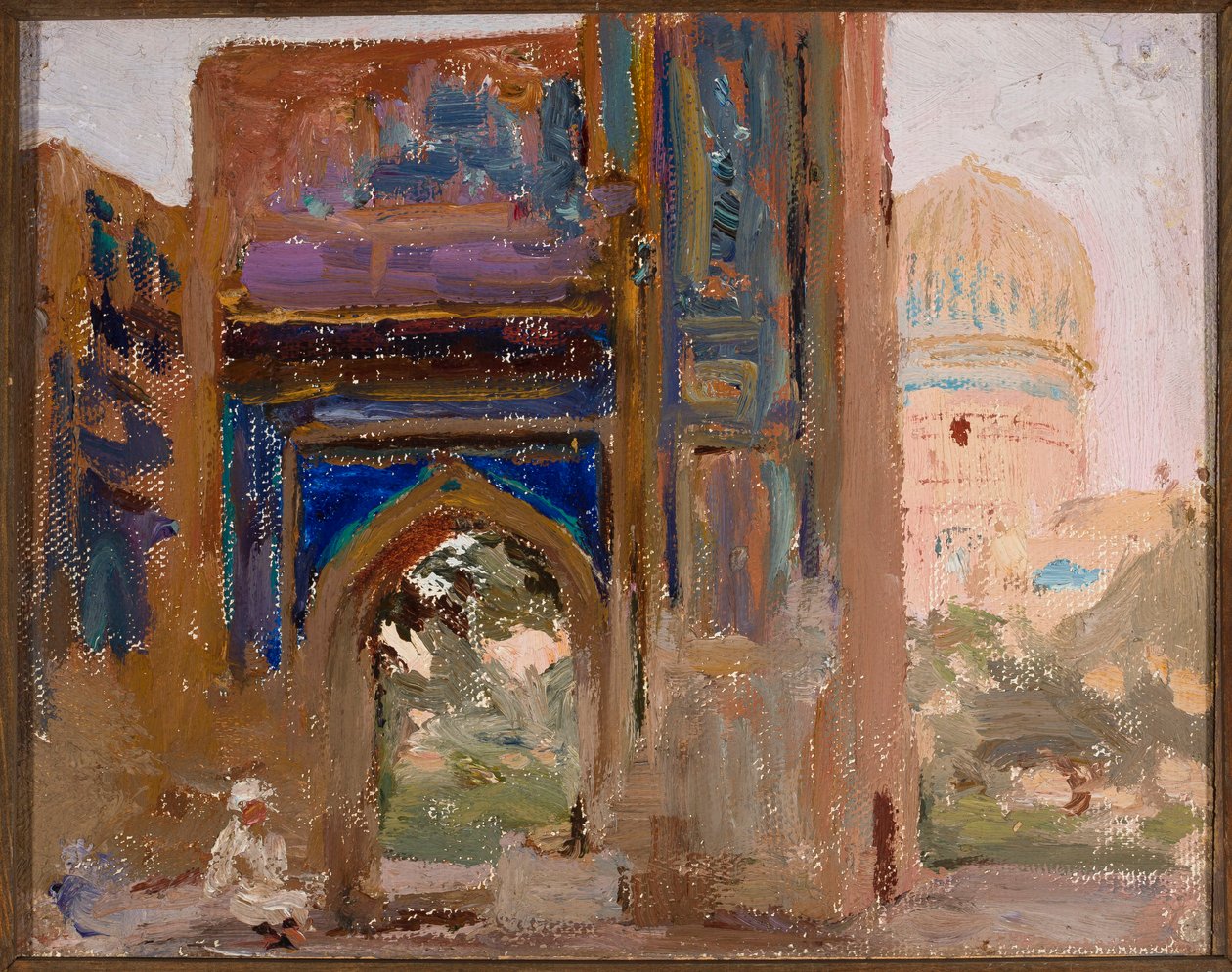 Samarkanda - Gur Emir, mauzoleum Tamerlana. Z podróży do Turkiestanu autorstwa Jan Ciągliński
