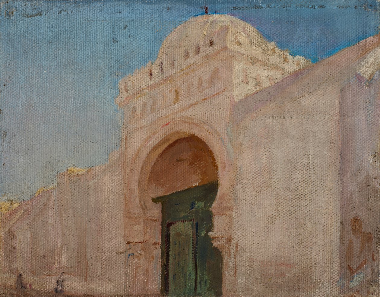 Kairouan (wejście do Meczetu Fryzjera) autorstwa Jan Ciągliński