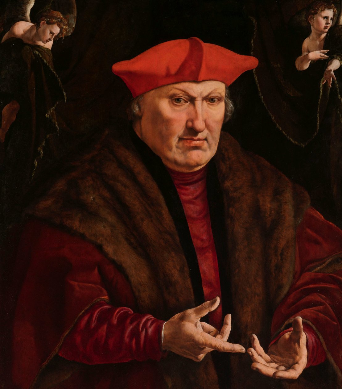 Portret Erarda de la Marck Portret van Erarda de la Marck autorstwa Jan Cornelisz Vermeyen