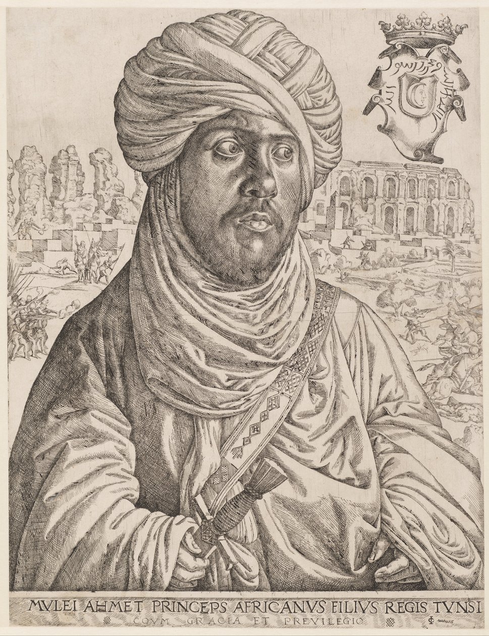 Portret Muleya Ahmeda autorstwa Jan Cornelisz Vermeyen