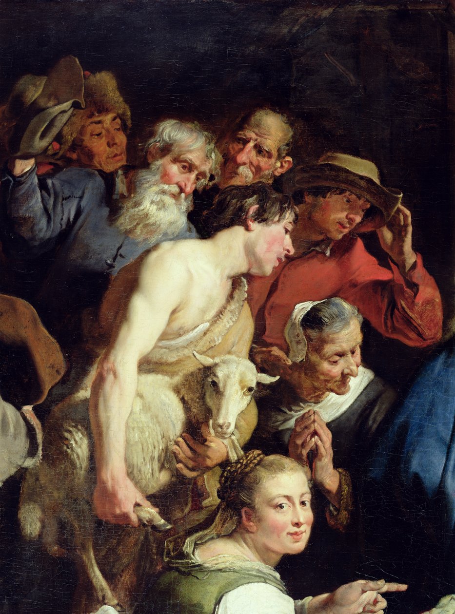 Adoracja pasterzy po 1628 r. (detal 247420) autorstwa Jan Cossiers