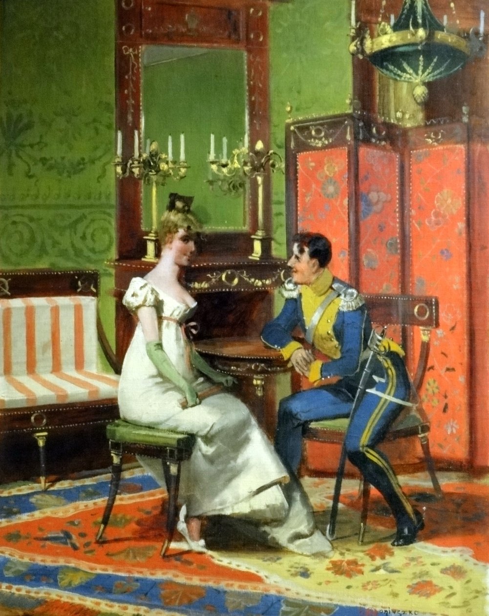 Jan Czesław Moniuszko, Zaloty ułana autorstwa Jan Czesław Moniuszko