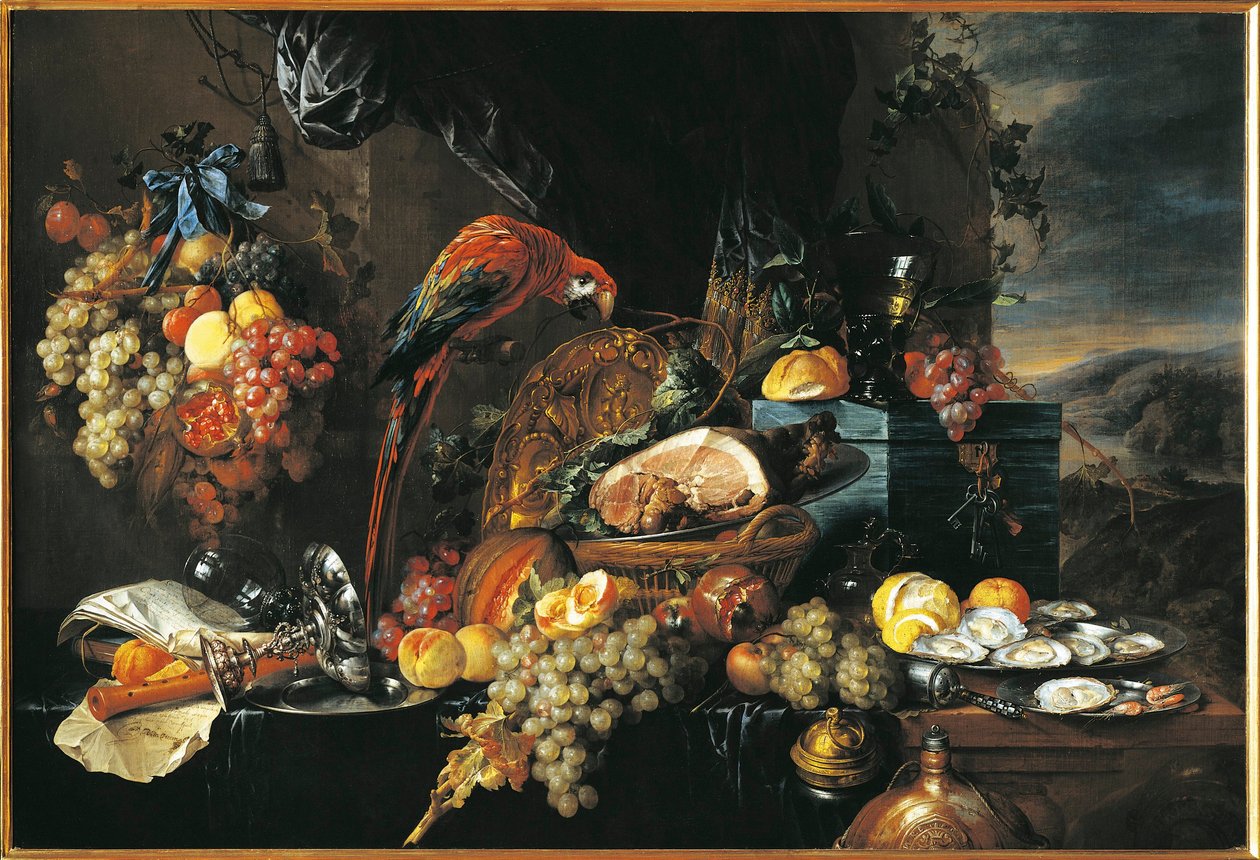 Martwa natura (olej na płótnie) autorstwa Jan Davidsz de Heem