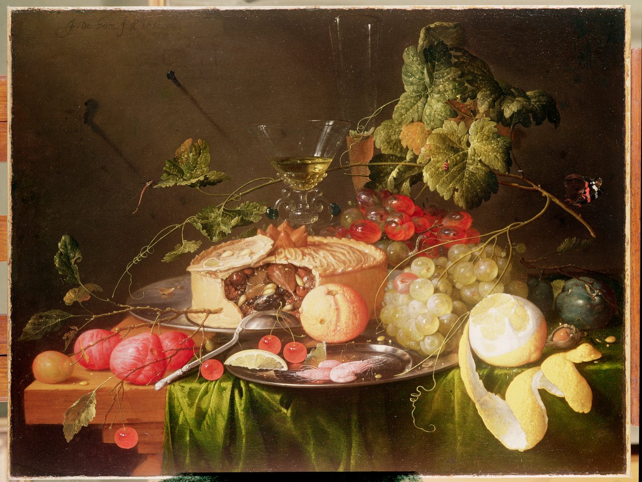 Martwa natura owoców autorstwa Jan Davidsz de Heem