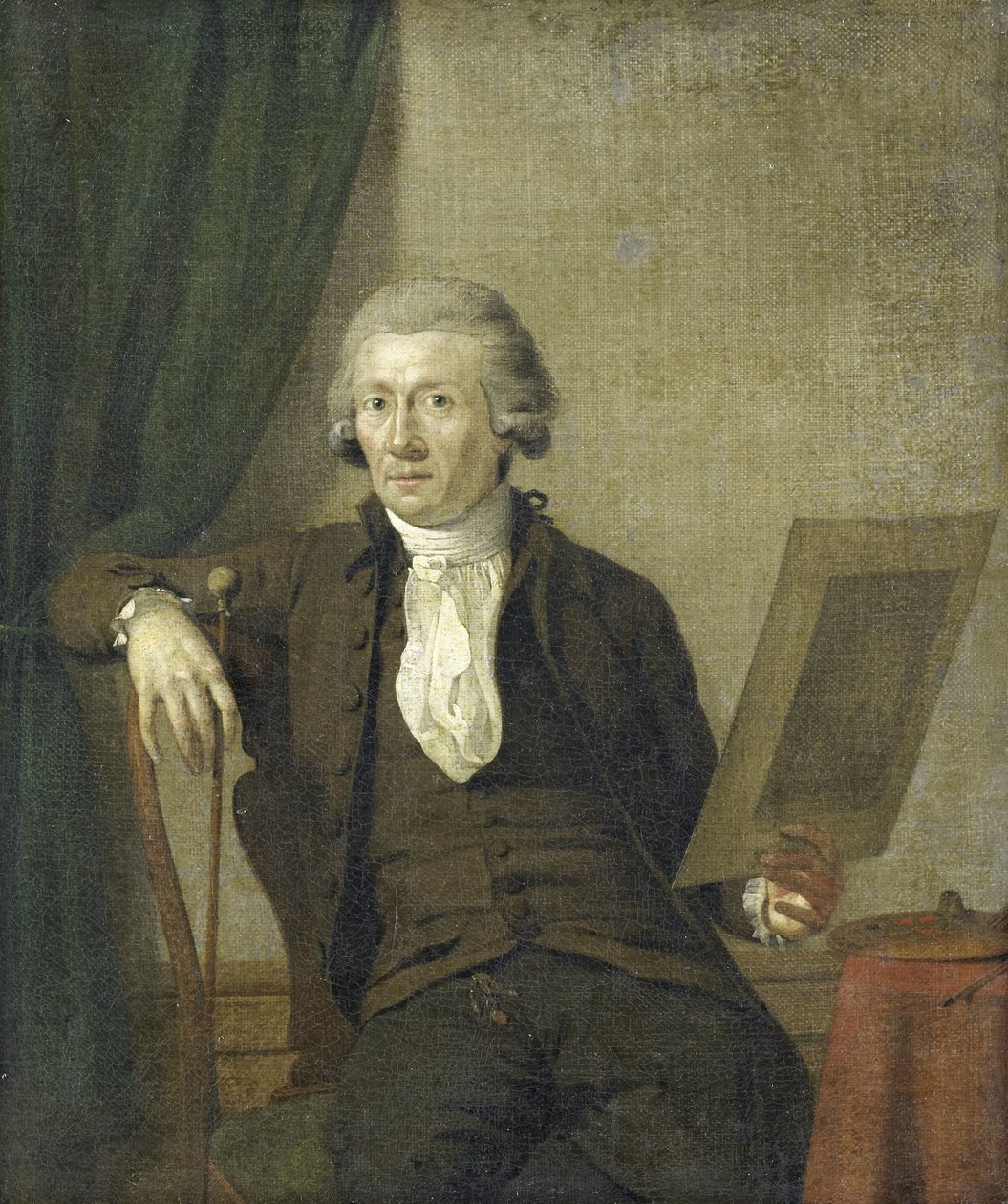 Egbert van Drielst (1745-1818), malarz autorstwa Jan Ekels (II)