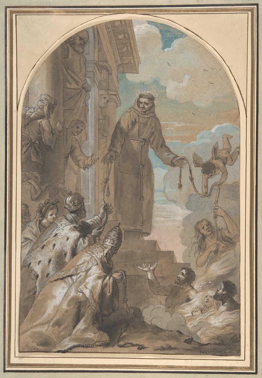 Dystrybucja Sznurów Franciszkańskich, 1667. autorstwa Jan Erasmus Quellinus