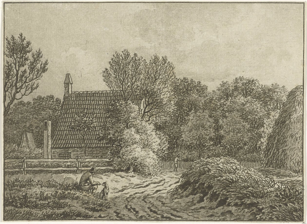 Krajobraz w Bloemendaal autorstwa Jan Evert Grave