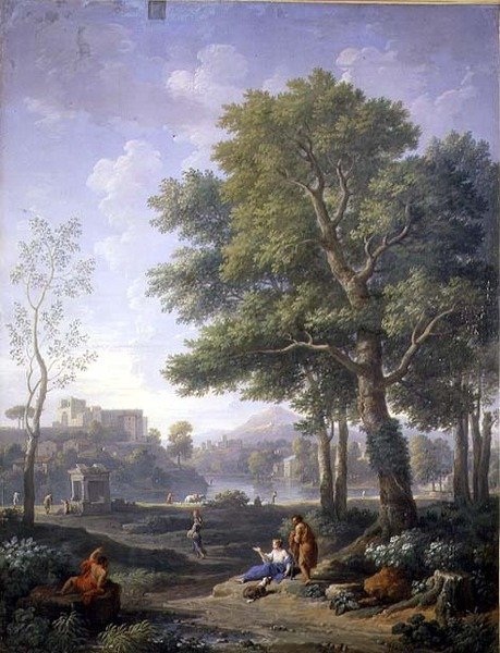 Widok Capriccio z belwederem autorstwa Jan Frans van Bloemen