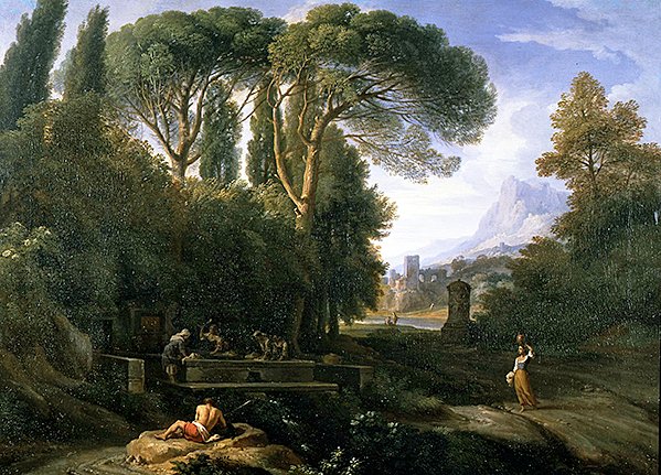 Pejzaż klasyczny (olej na płótnie) autorstwa Jan Frans van Bloemen