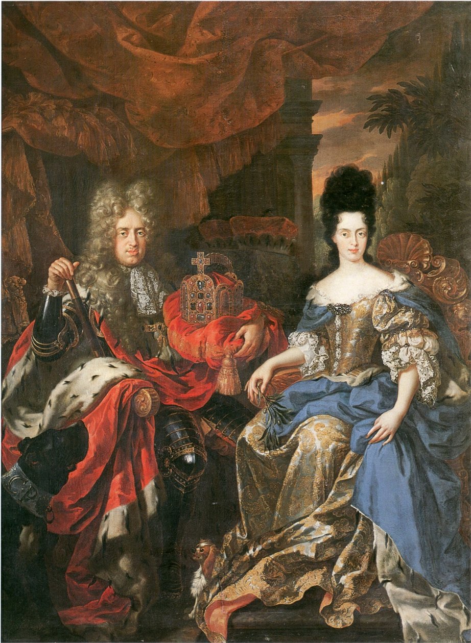 Doppelbildnis Johann Wilhelm von der Pfalz und Anna Maria Luisa de