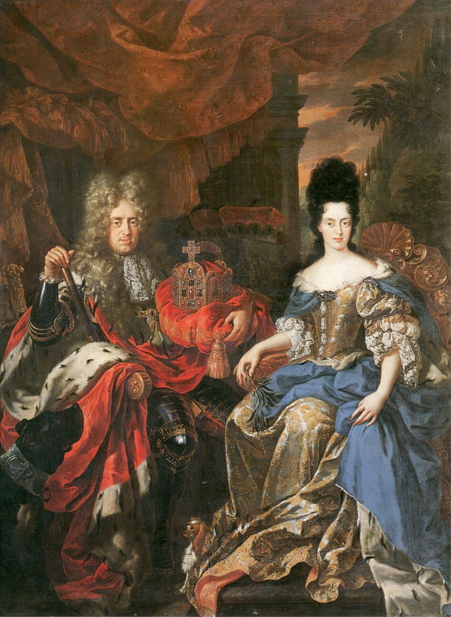 Jan Wilhelm II, elektor palatyn i księżna Anna Maria Luisa de