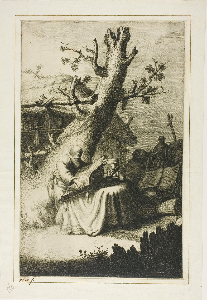 Święty Hieronim autorstwa Jan Georg van Vliet
