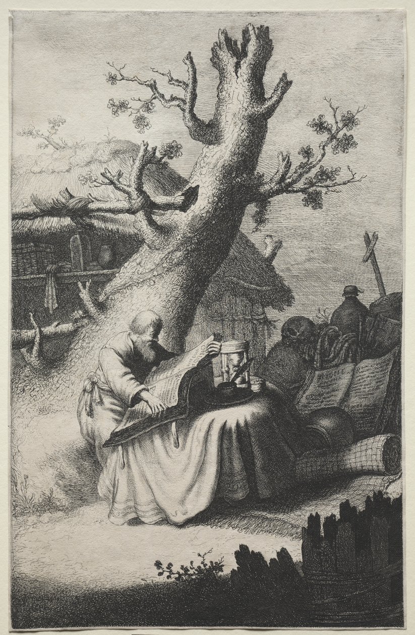 Św. Hieronim autorstwa Jan Georg van Vliet