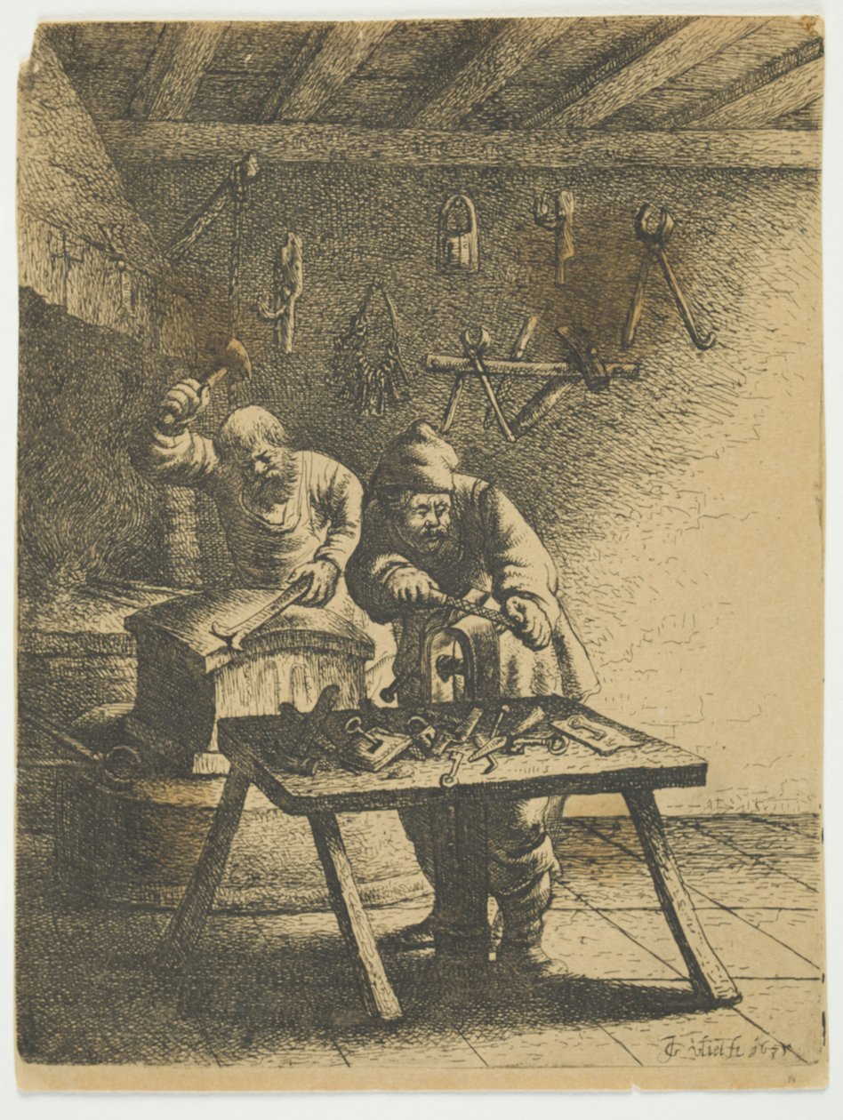 Ślusarz, 1635 autorstwa Jan Georg van Vliet