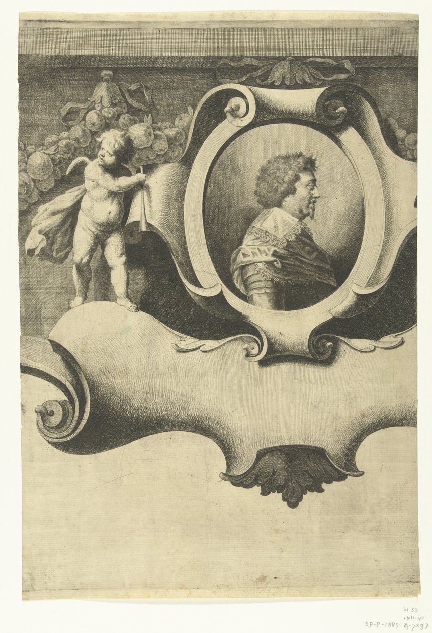 Oblężenie Bredy (arkusz z portretem Frederika Hendrika), 1637 autorstwa Jan Gerritsz. van Bronckhorst