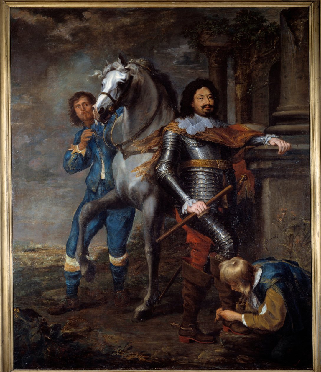 Generał Ottavio Piccolomini (1599-1656) Obraz Jana Van Bronckhorsta (1603-1662) XVII w. Niedz. 2,72x2,37 m Bayonne, Muzeum Bonnat autorstwa Jan Gerritsz. van Bronckhorst