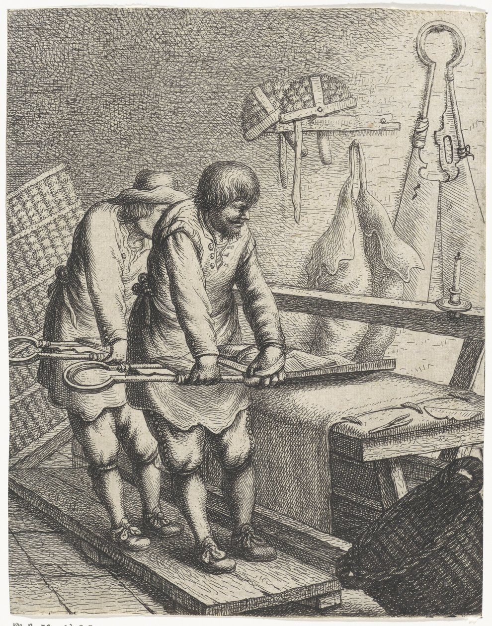 nożyce do tkanin Zawody (tytuł serii) autorstwa Jan Gillisz. van Vliet