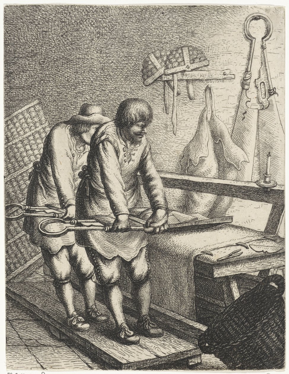 nożyce do tkanin Zawody (tytuł serii) autorstwa Jan Gillisz. van Vliet
