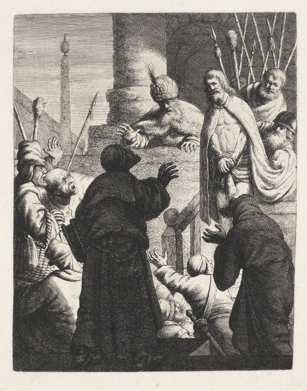 Ecce Homo Męka Chrystusa (tytuł serii) autorstwa Jan Gillisz. van Vliet