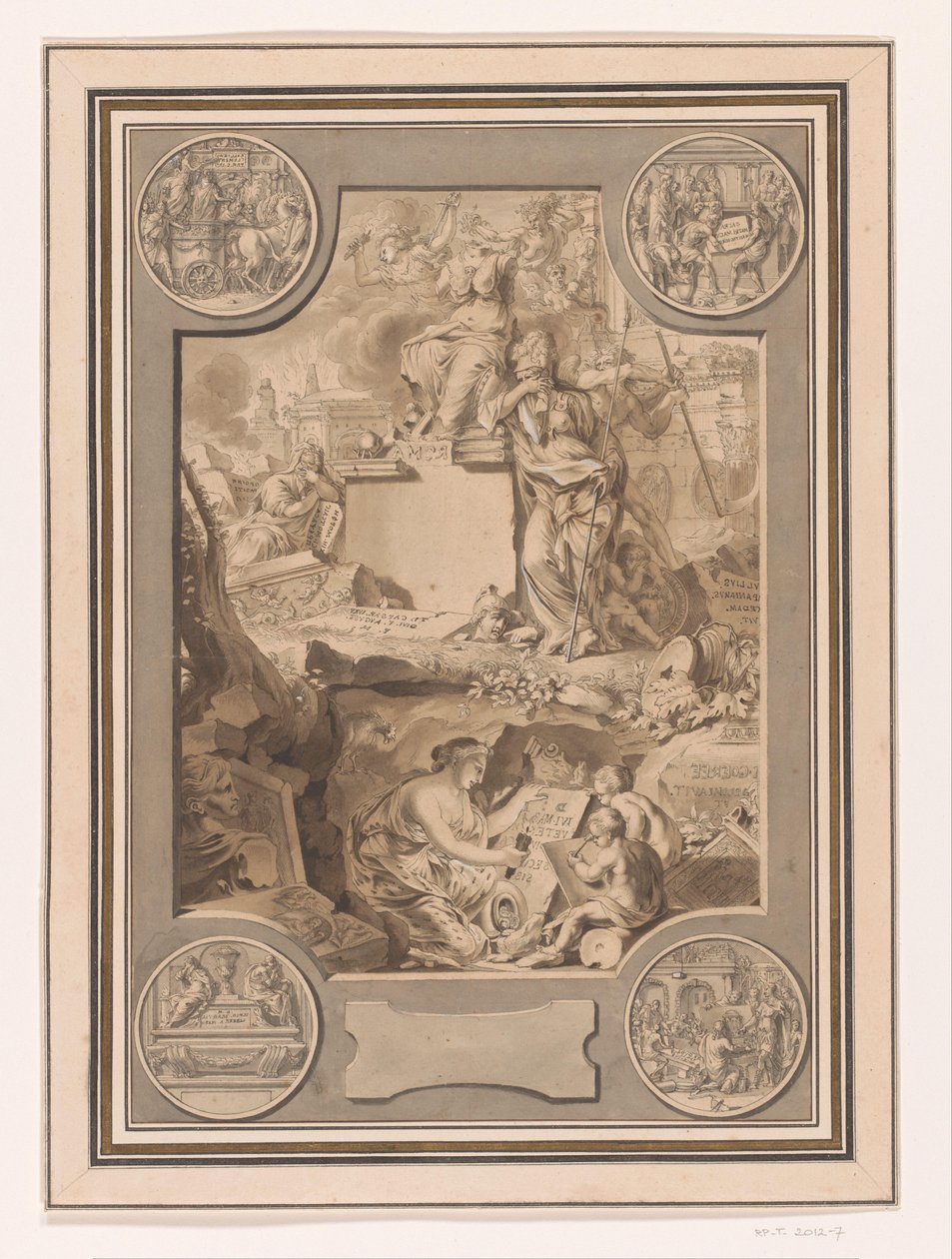 Frontyspis z Corpus Inscriptionum autorstwa Jan Goeree