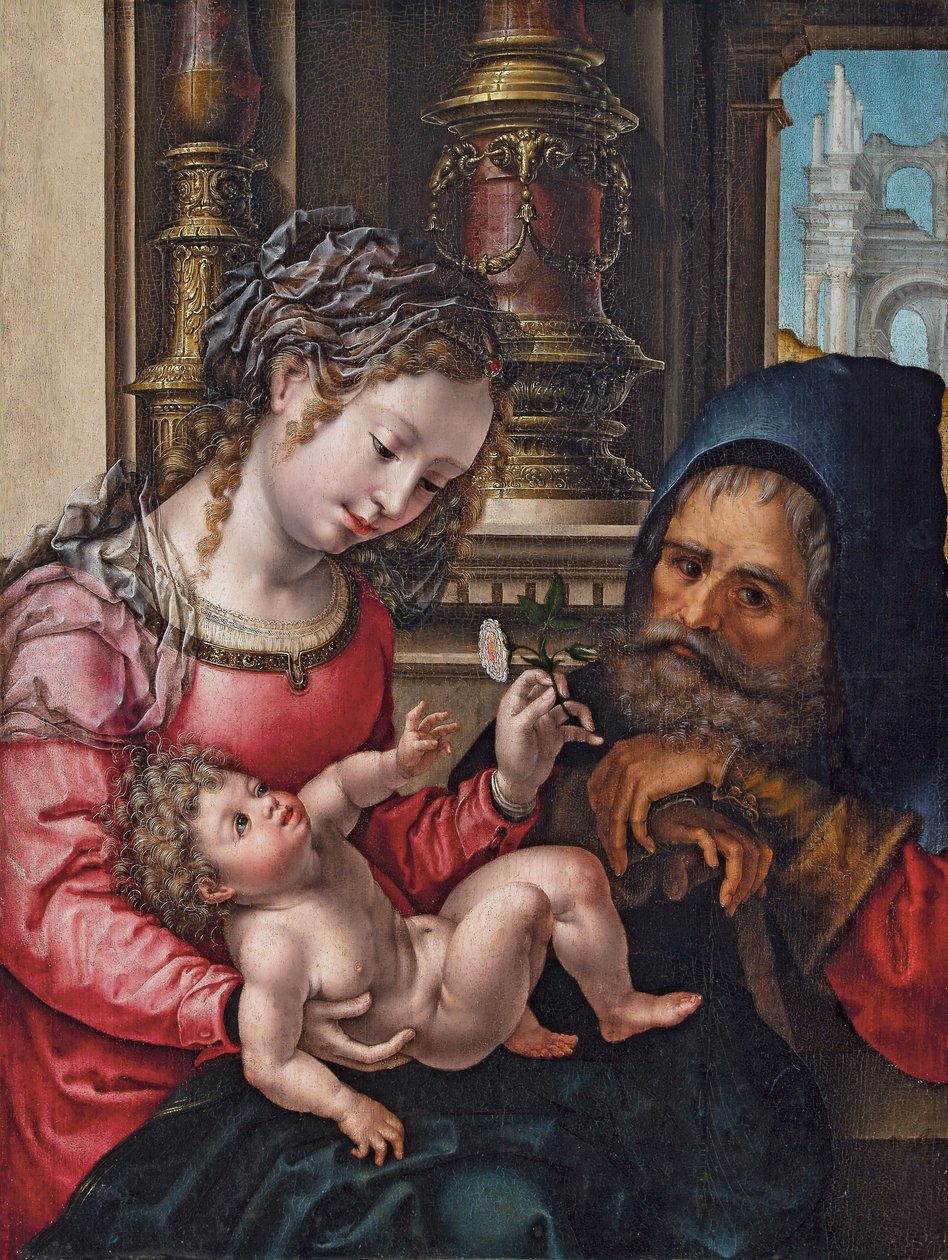 Święta Rodzina autorstwa Jan Gossaert
