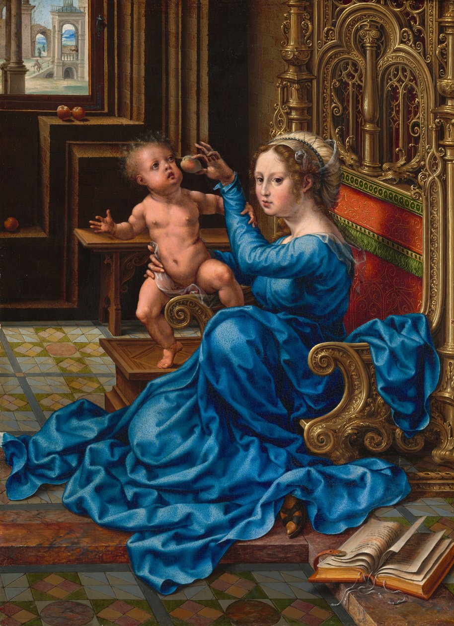 Madonna z Dzieciątkiem autorstwa Jan Gossaert