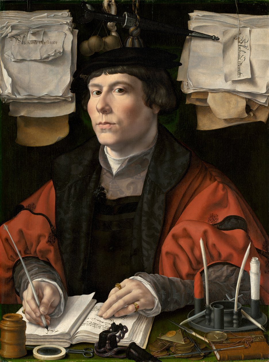 Portret mężczyzny, prawdopodobnie Jan Snoeck autorstwa Jan Gossaert