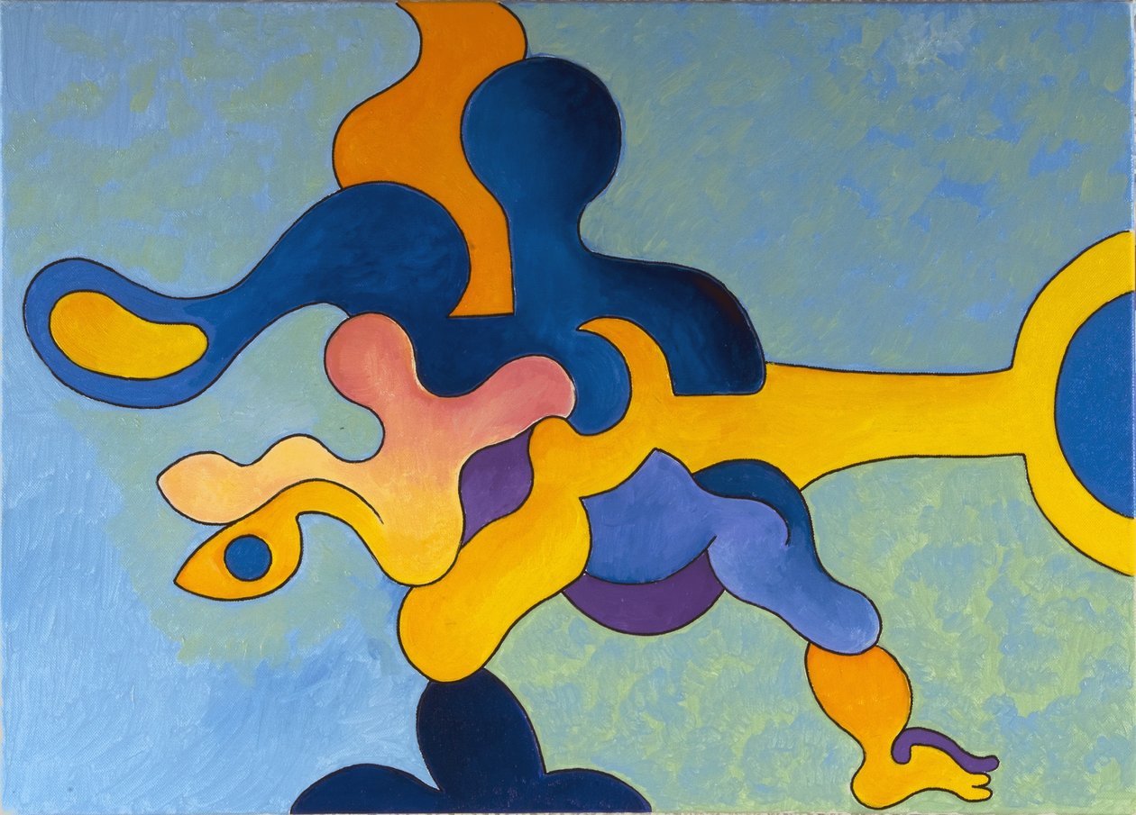 Marzenie o ojcostwie, 2007 (olej na płótnie) autorstwa Jan Groneberg