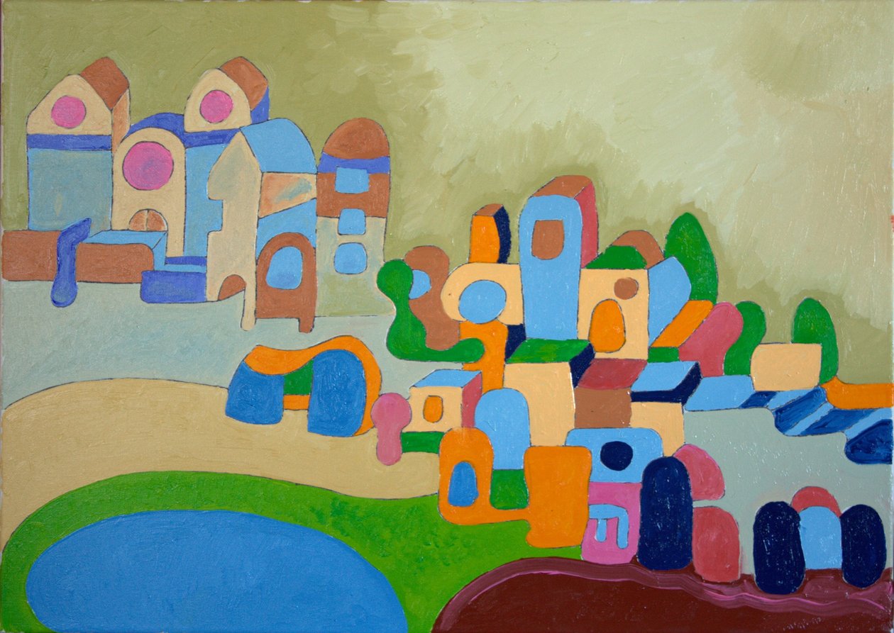Kolonia Artystów, 2010 (olej na płótnie) autorstwa Jan Groneberg