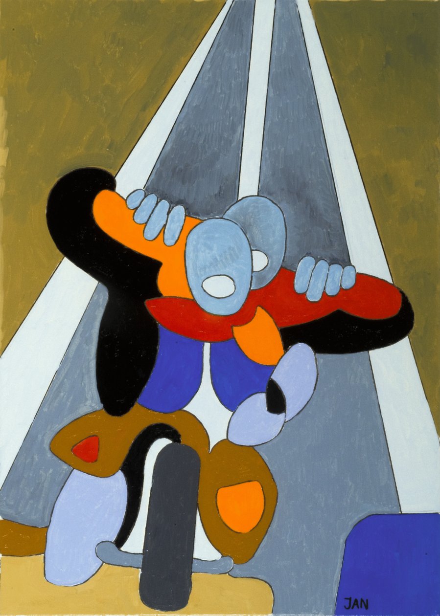 Łatwa jazda, 2009 (olej na płótnie) autorstwa Jan Groneberg
